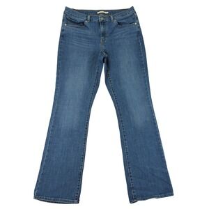 Levi's Classic Bootcut Jeans Women's Size 12‎ Medium Wash Denim Pants Stretch